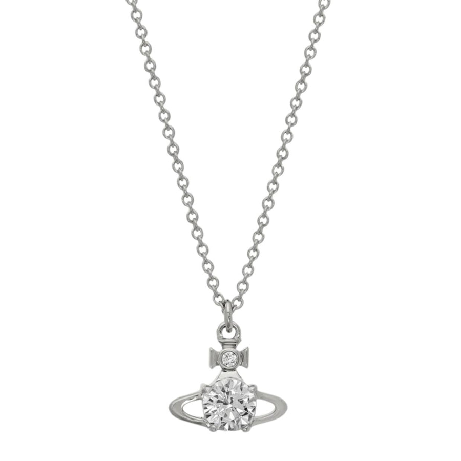 Vivienne Westwood Reina Platinum/White Pendent