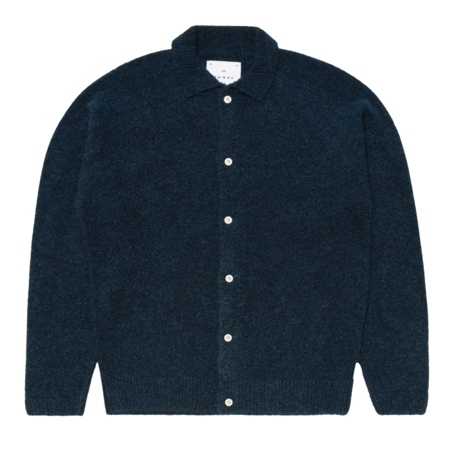 EDWIN Gemini Navy Knit Jersey Blend Cardigan