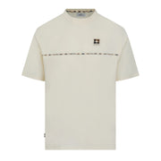 Aquascutum Active Club Check Piping Off-White T-Shirt