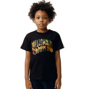 Billionaire Boys Club Kids Jumble Camo Arch Logo Black T-Shirt