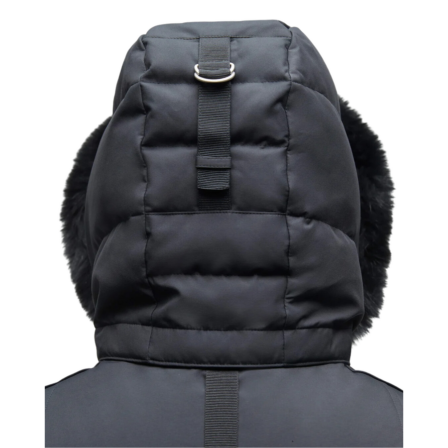 【MOOSE KNUCKLES】 後ろ長めCLOUD PARKAダウンジャケットコート Moose Knuckles Black Cloud Parka – Retro Designer Wear