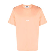 MSGM Micro Logo Orange T-Shirt