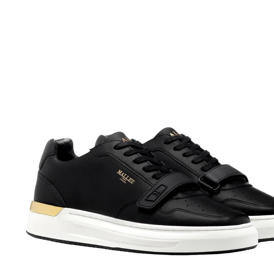 Mallet London Hoxton Wing Black Trainers