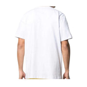 MSGM Brushed Logo White T-Shirt