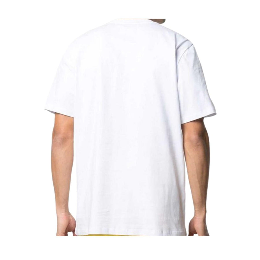 MSGM Brushed Logo White T-Shirt