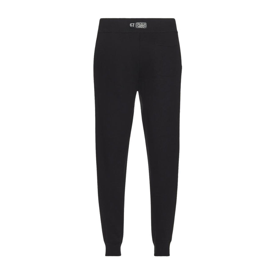 Ralph Lauren Graphic Embroidered Logo Black Jogging Bottoms