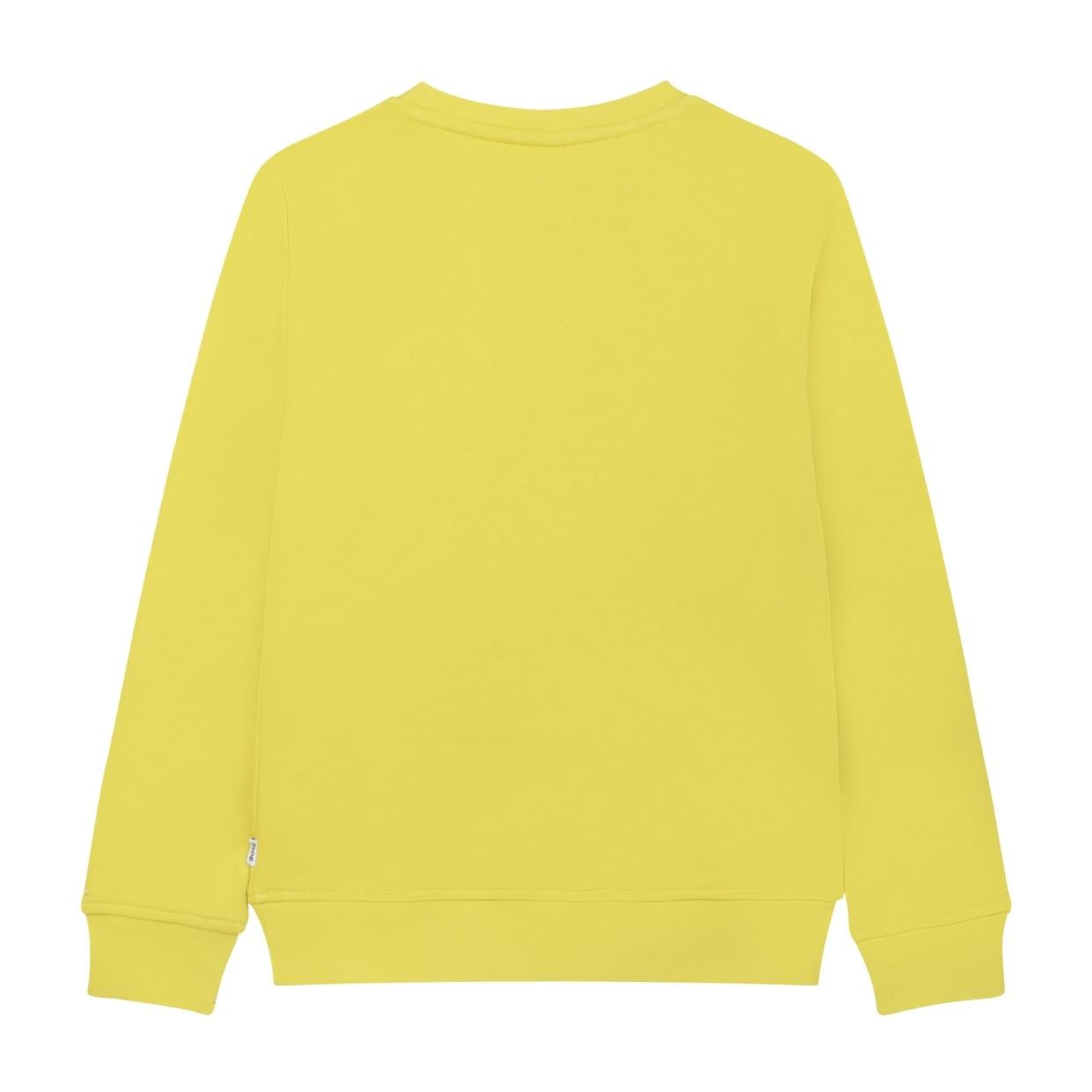 BOSS Kids Lime BOSS Logo Sweatshirt