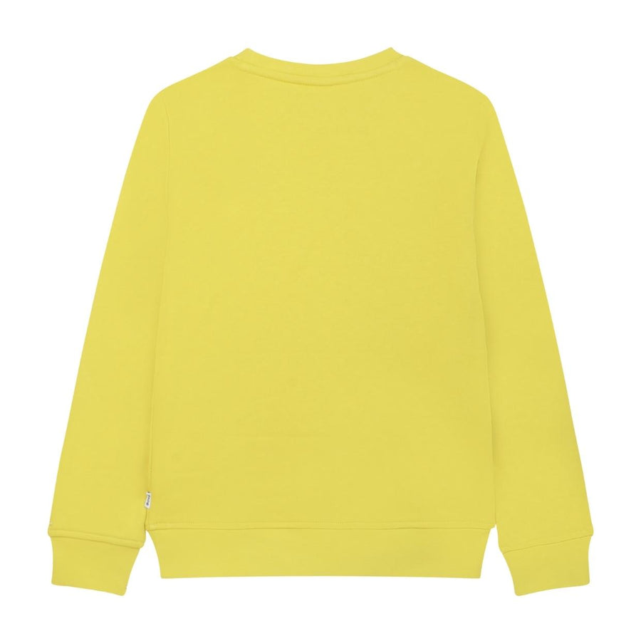 BOSS Kids Lime BOSS Logo Sweatshirt