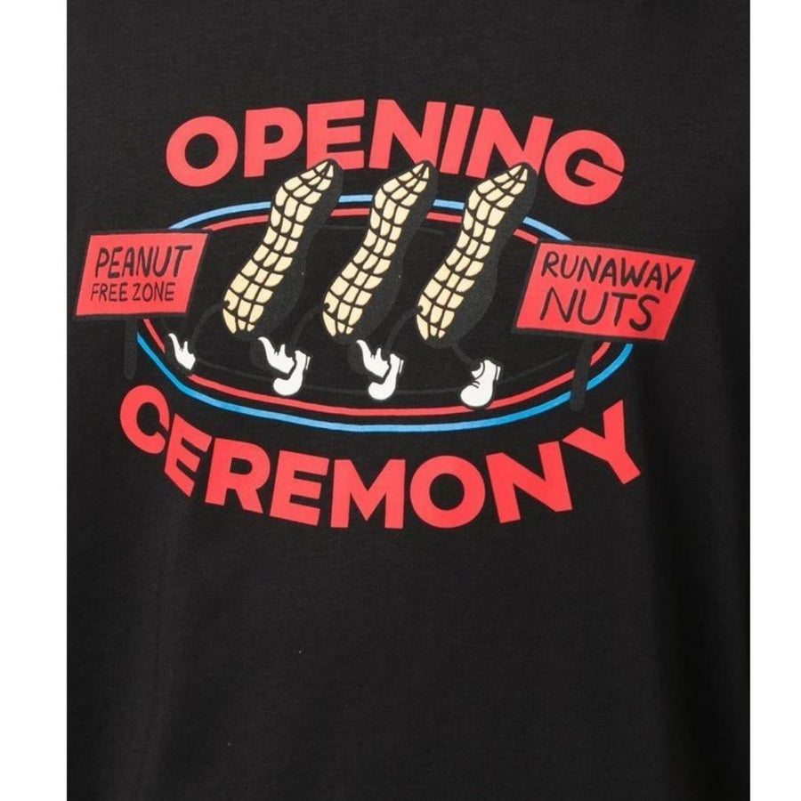 Opening Ceremony Peanuts Logo Black T-Shirt