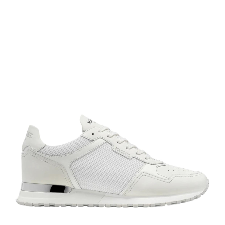 Mallet Lowman Patent White Trainers