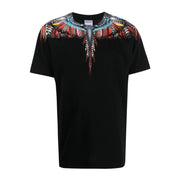 Marcelo Burlon Printed Grizzly Wings Black T-Shirt