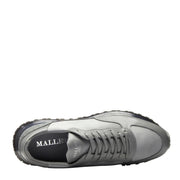 Mallet London Popham Gas Satin Grey Trainers