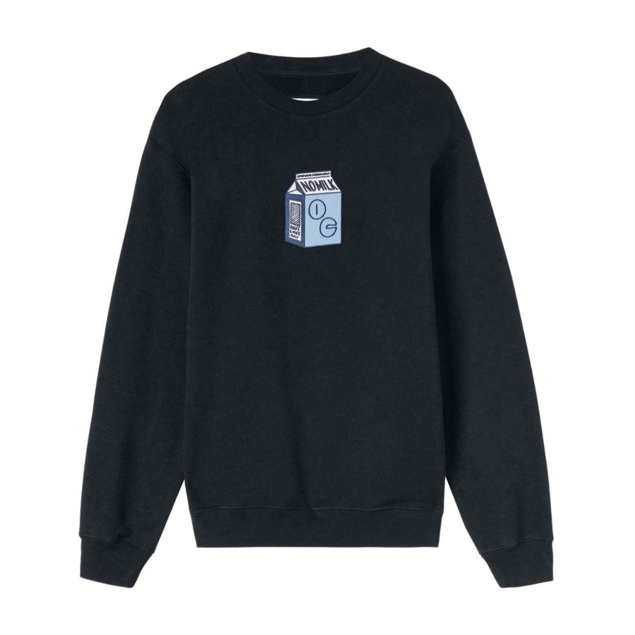 Opening Ceremony Milk Patch Logo Black Sweatshirt