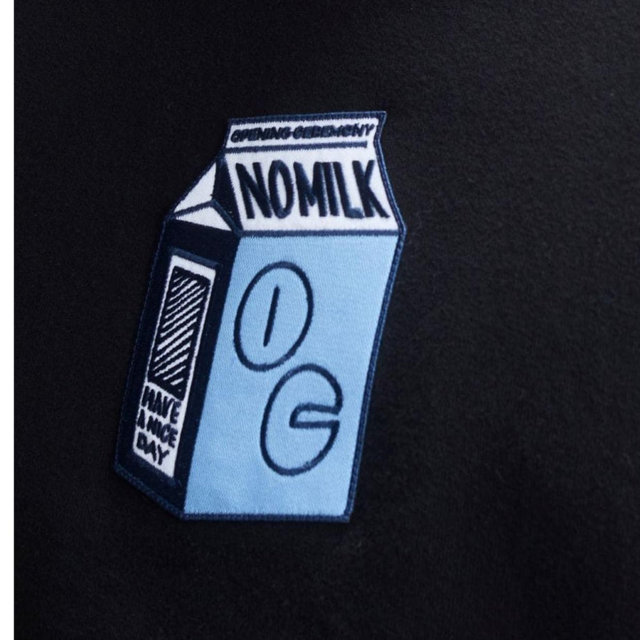 Opening Ceremony Milk Patch Logo Black Sweatshirt