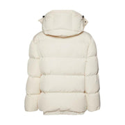 MSGM Cream Fantastic Green Padded Jacket