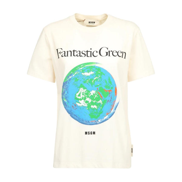 Tシャツ・カットソー MSGM SS22 \"FANTASTIC GREEN\" T-SHIRT (3240MM198_22728803) MSGM Fantastic Green Tシャツ 通販 - FARFETCH