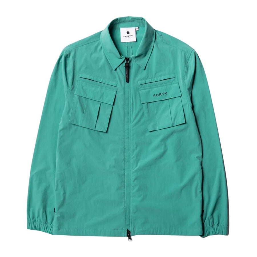 Forty Arran Tech Green Overshirts