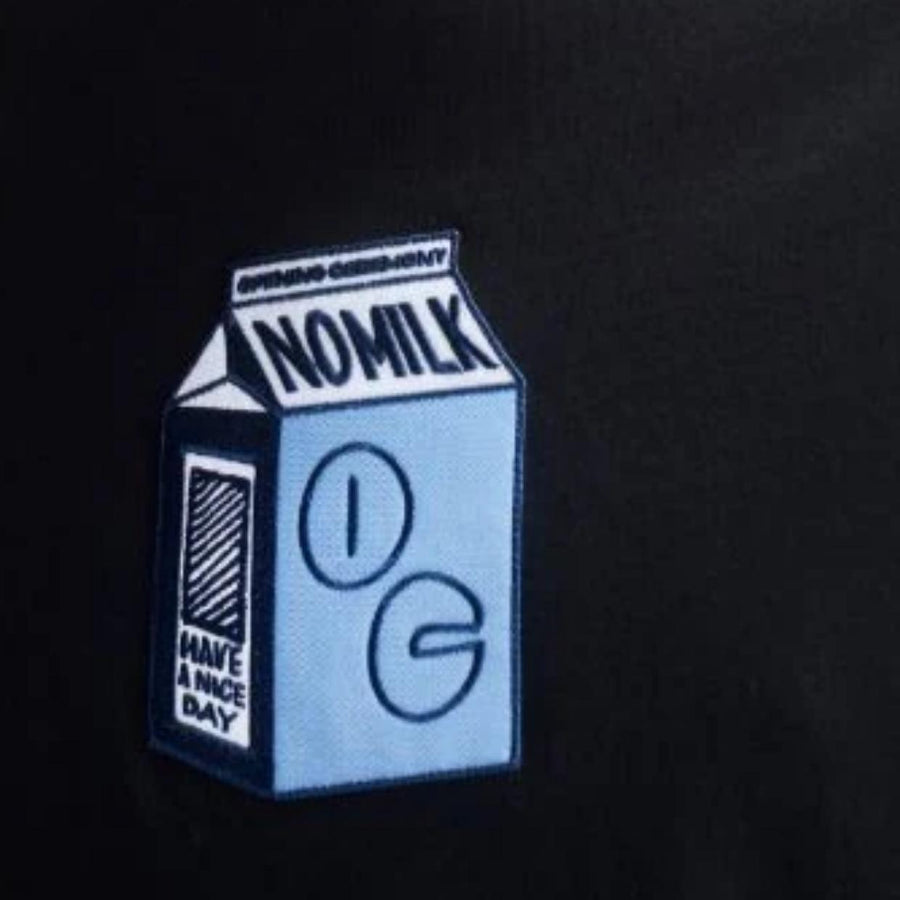Opening Ceremony Milk Patch Logo Black T-Shirt
