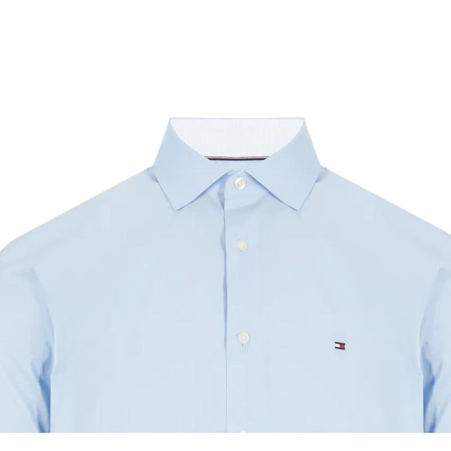 Tommy Hilfiger Poplin Slim Fit Light Blue Shirt