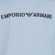 Emporio Armani Embroidered Logo Light Blue T-Shirt