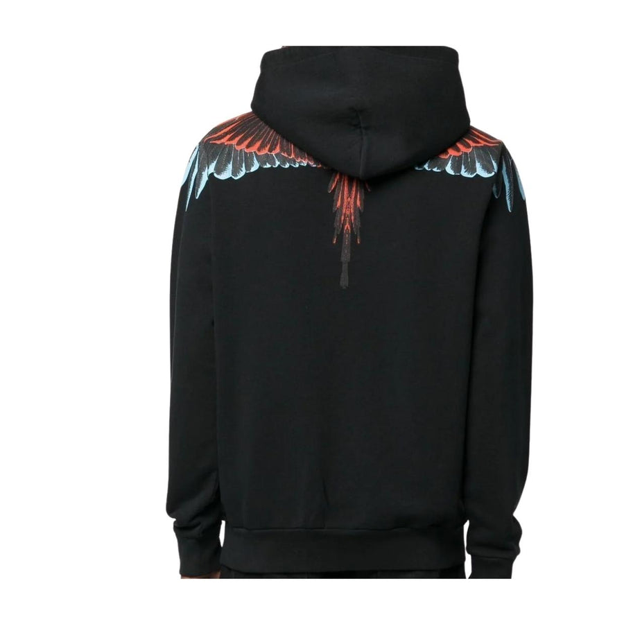Marcelo Burlon Icon Wings Regular Fit Black Hoodie