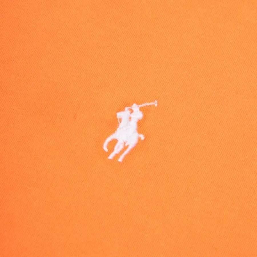 Ralph Lauren Logo Custom Slim Fit Orange T-Shirt