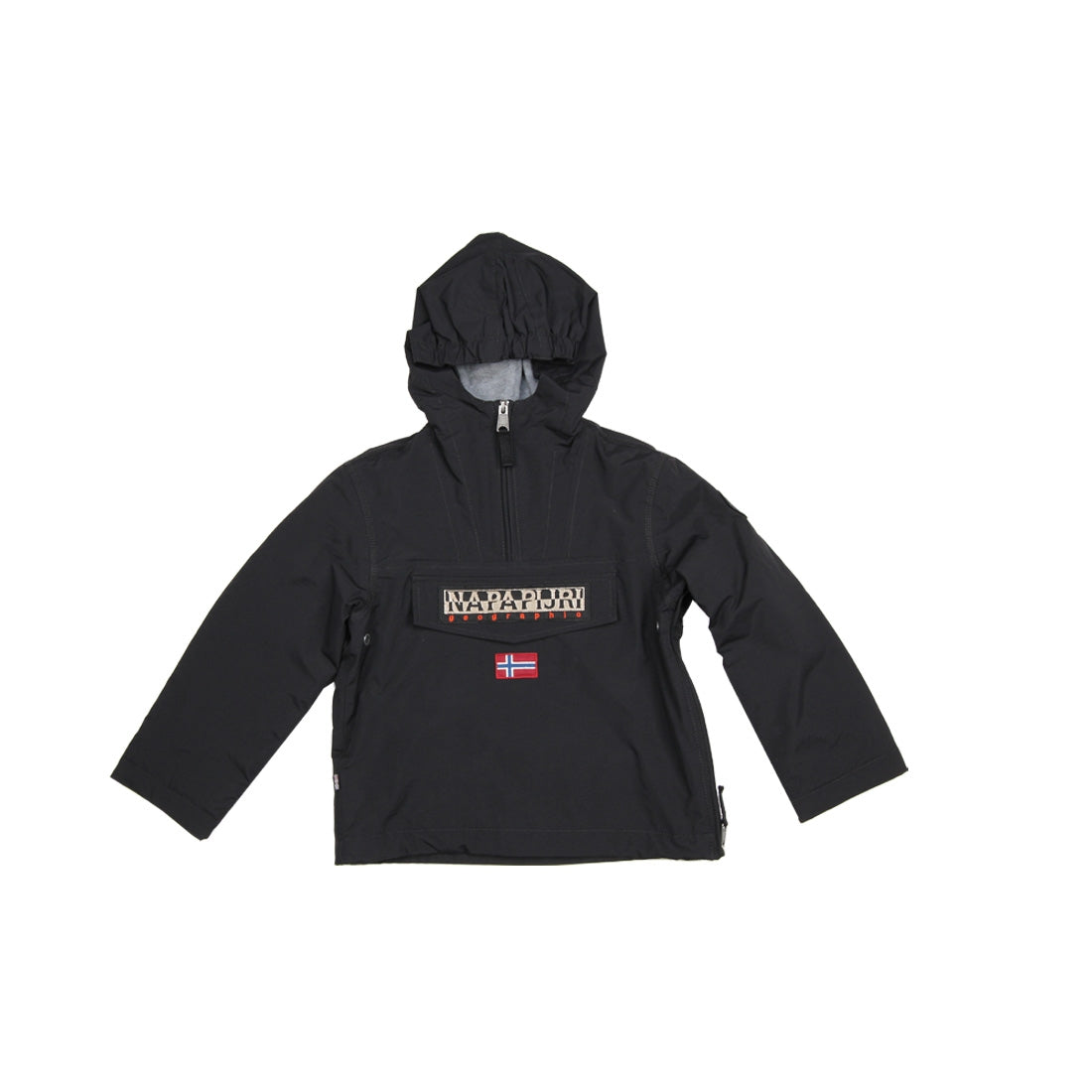 Napapijri Junior Rainforest Pullover Black Jacket - Retro Designer Wear