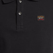 Paul & Shark Logo Badge Black Polo Shirt