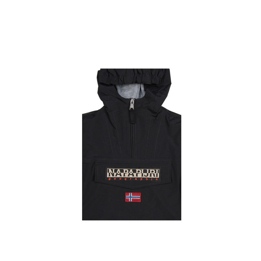 Napapijri Junior Rainforest Pullover Black Jacket - Retro Designer Wear