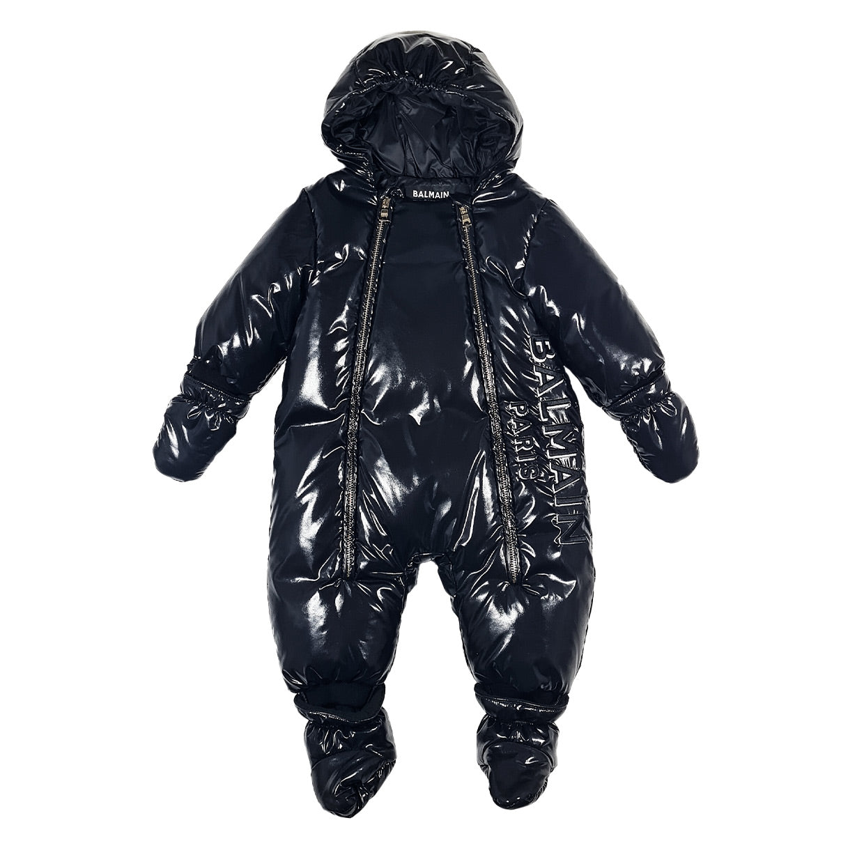 Balmain Paris Baby Puffer Jumpsuit