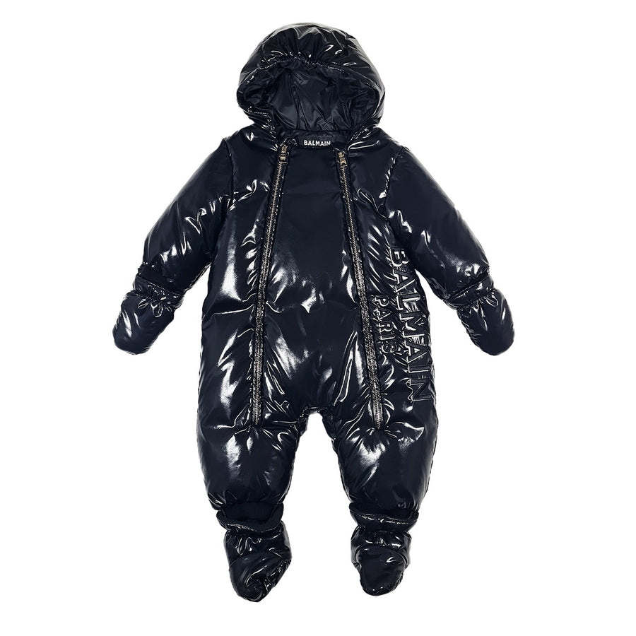 Balmain Paris Baby Puffer Jumpsuit