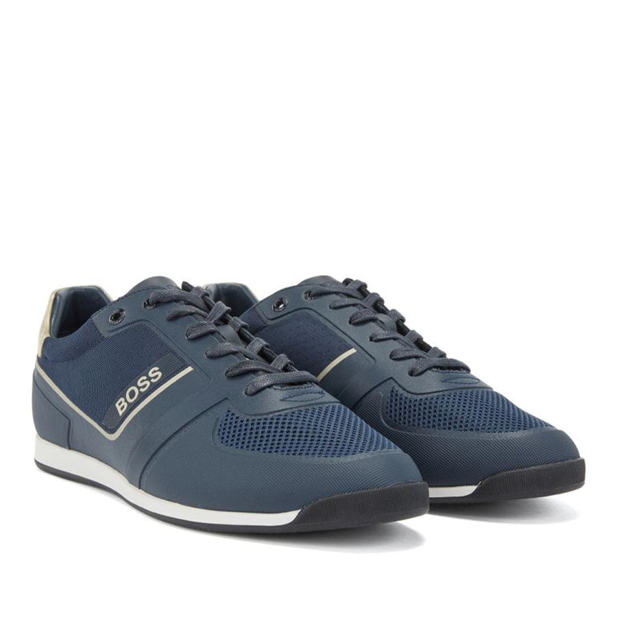 BOSS Blue Thermo-bonded Details Trainers
