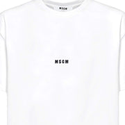 MSGM White Logo T-Shirt