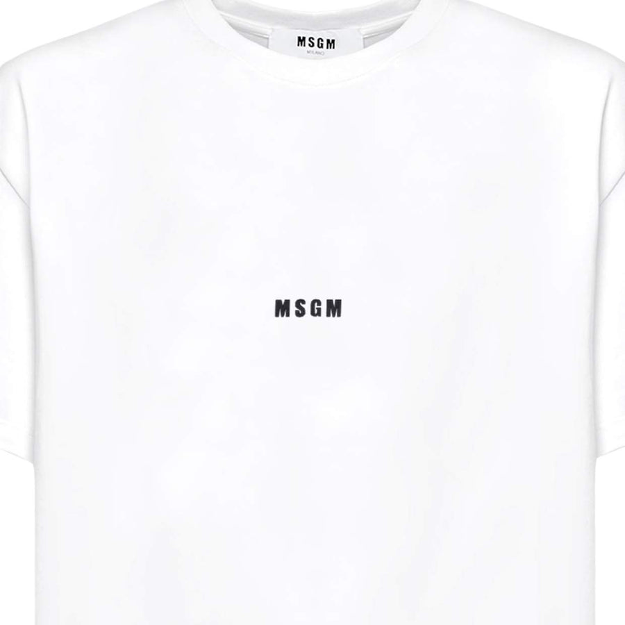 MSGM White Logo T-Shirt