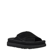 UGG Goldenstar Black Cross Slide
