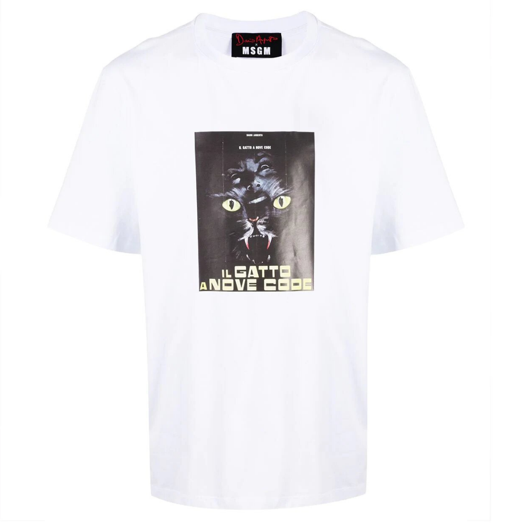 MSGM x Dario Argento White Top