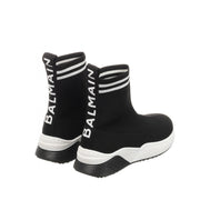Balmain Kids Black Sock Trainers