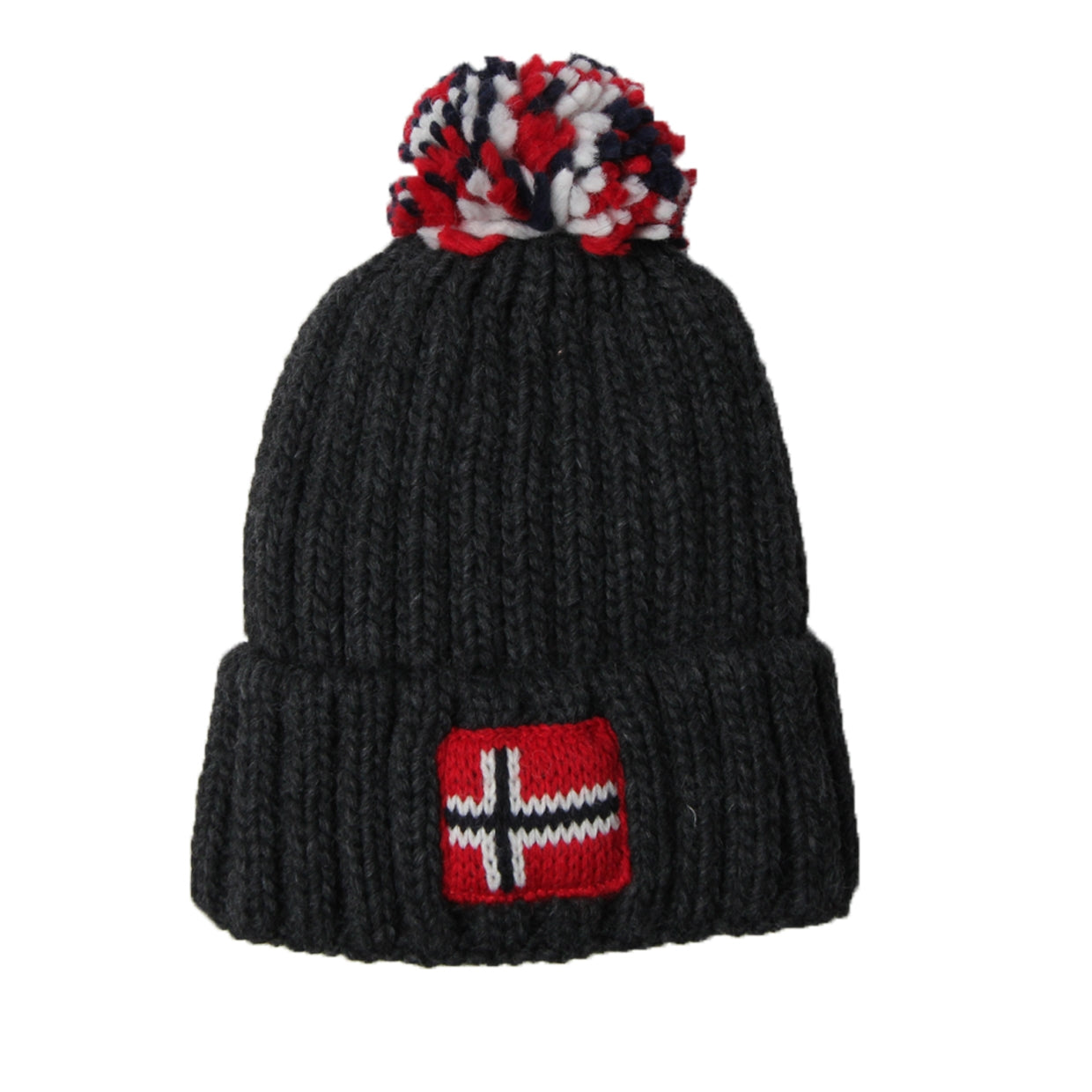 Napaijri Junior Grey Beanie Front 