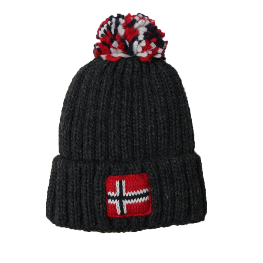 Napaijri Junior Grey Beanie Front 
