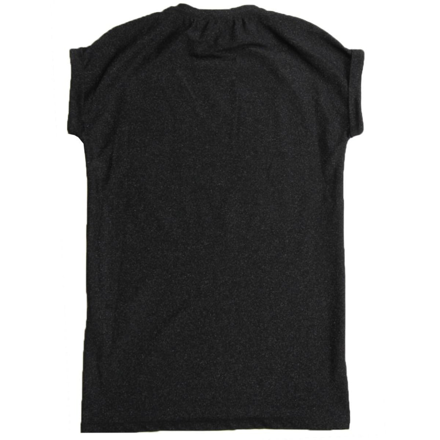 Balmain Girls Black Diamanté Logo Dress