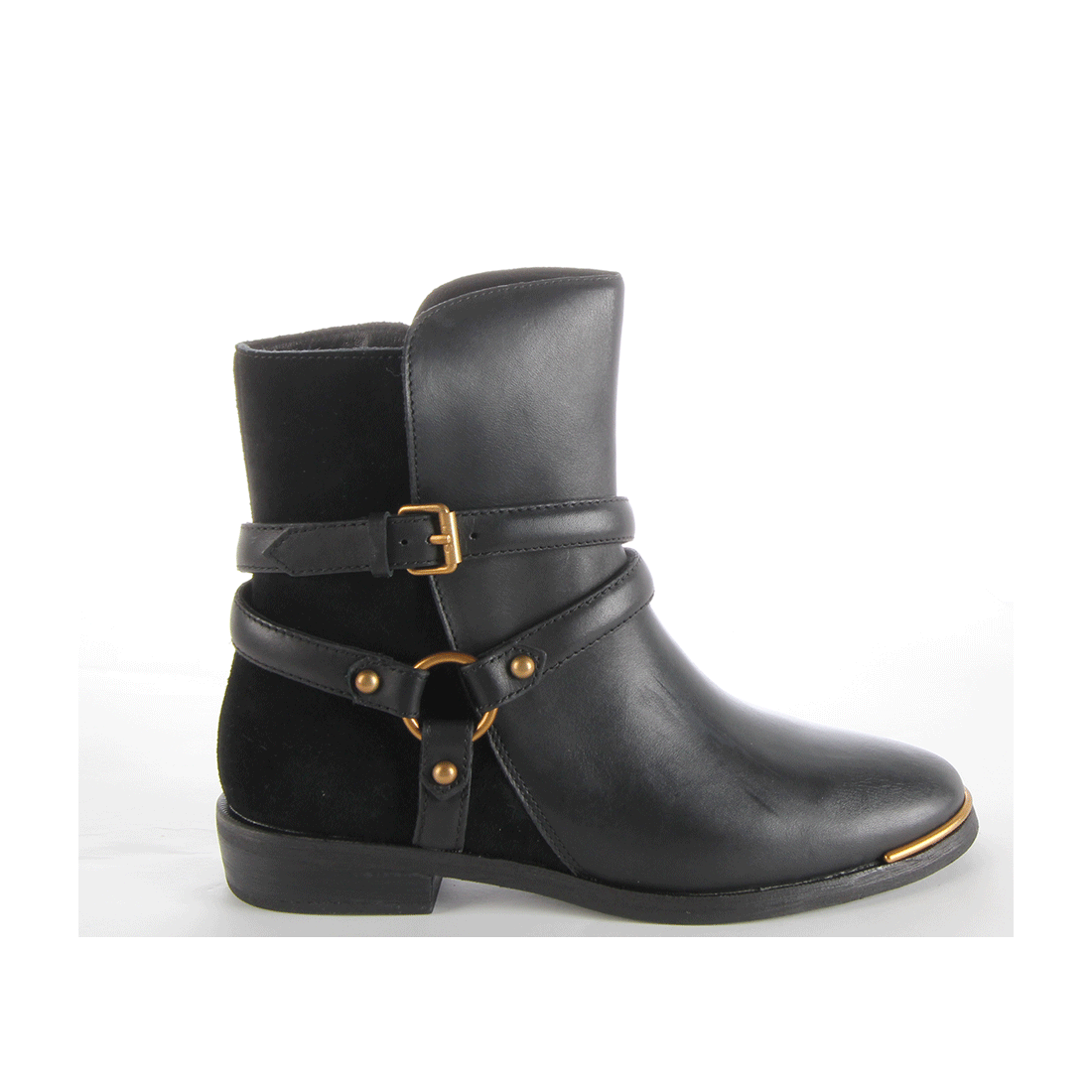 UGG Women Black Kelby Ankle Boot - Retro Designer Wear