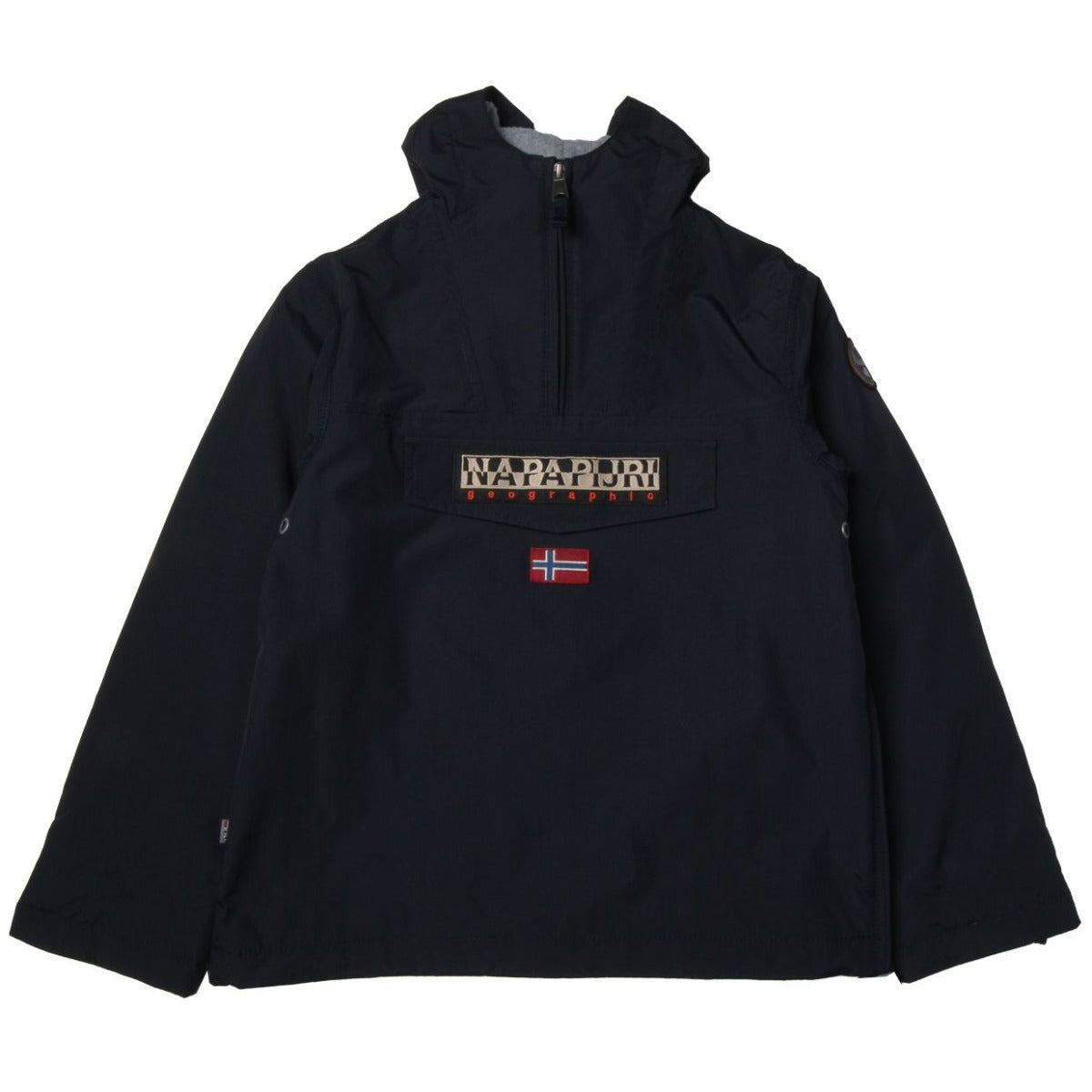 Napapijri Junior Black Rainforest Jacket Front