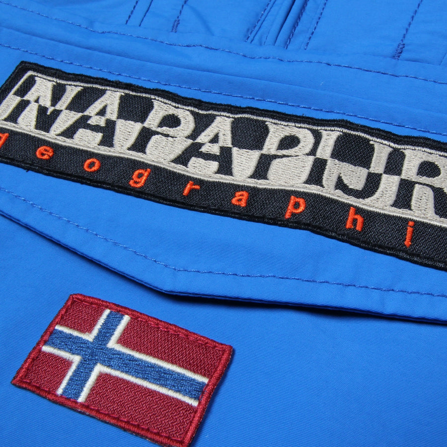 Napapijri Junior Blue Rainforest Nylon Jacket Logo