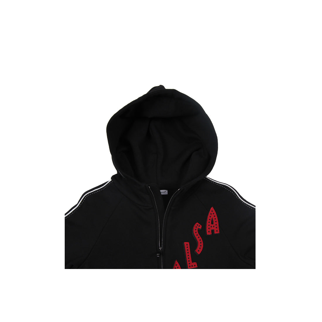 Dolce & Gabbana Salsa Black Hooded Sweat Top - Retro Designer Wear