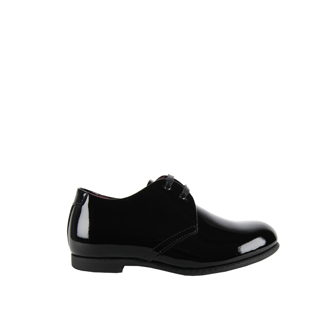 Dolce & Gabbana Black Patent Derby Shoes - Retro Designer Wear