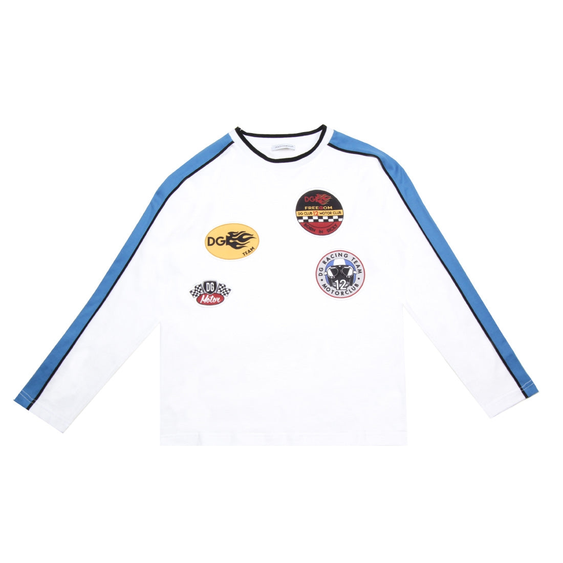 Dolce & Gabbana Kids Motor Club White Top - Retro Designer Wear