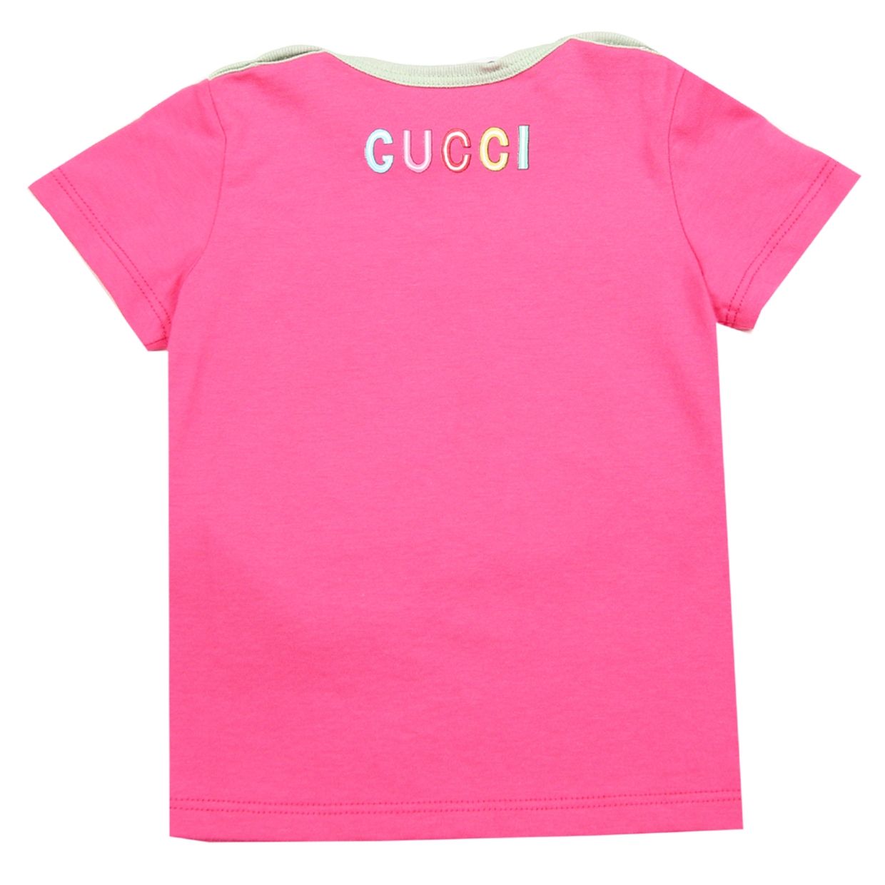 Gucci Baby Cat Printed Pink T-Shirt | Buy Online at Retro