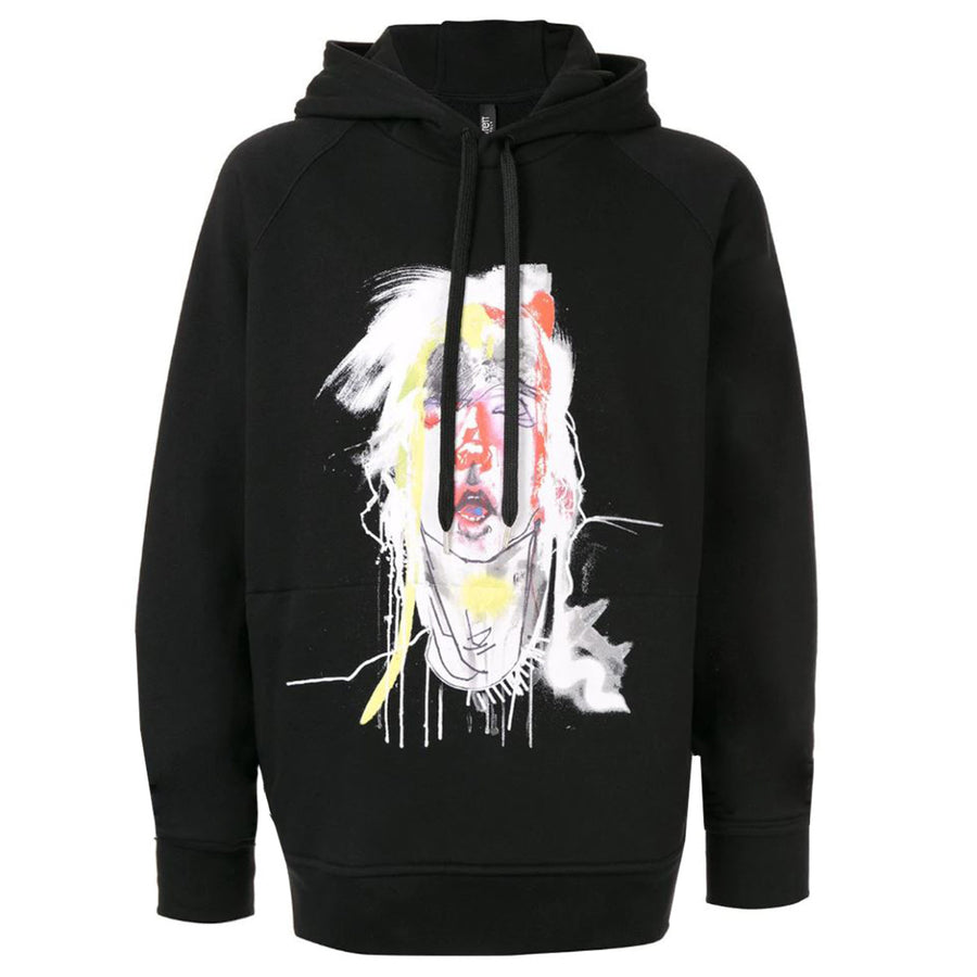 Neil Barrett Black Julie Verhoeven Hoodie front 