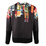  Neil Barrett Black Shinjuku Soho Kimono Sweatshirt front 