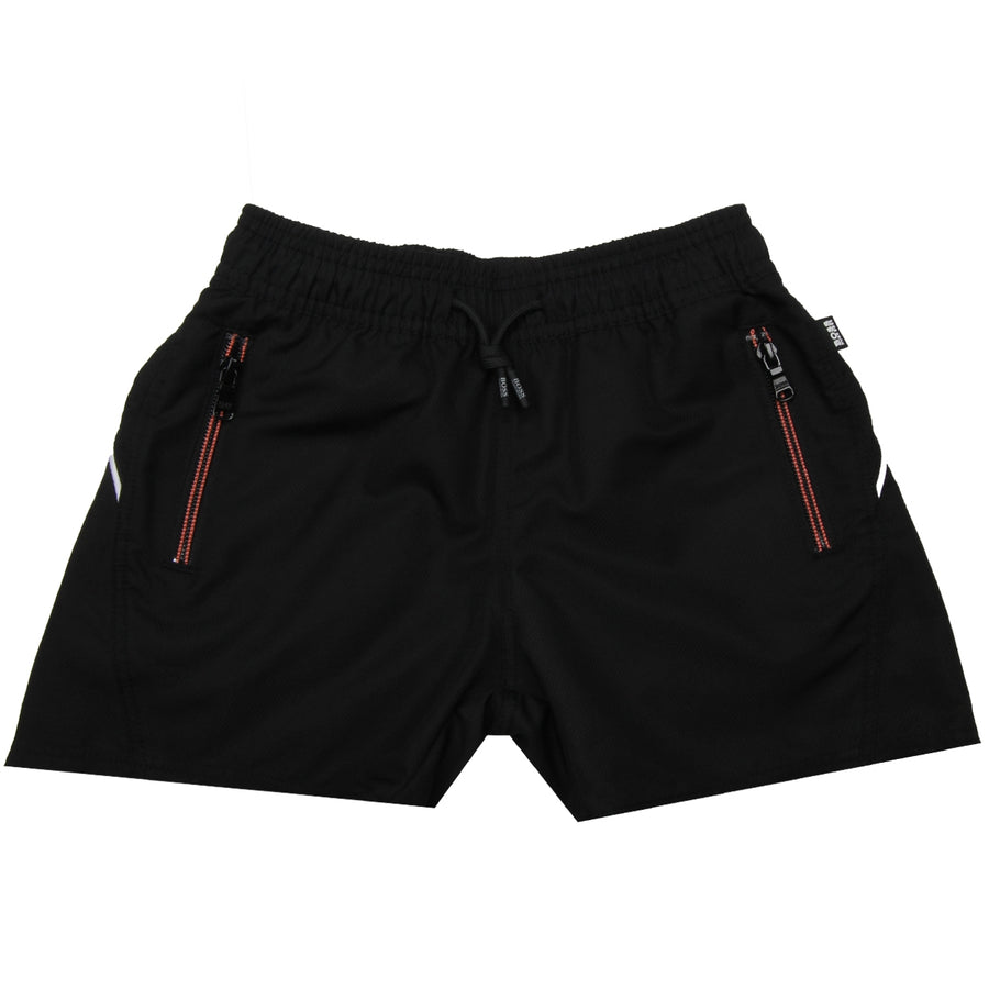 Hugo Boss Kids Black Shorts - Retro Designer Wear